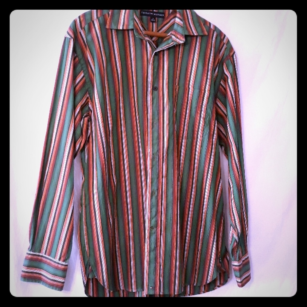 Tommy Hilfiger 80's 2ply button dress shirt